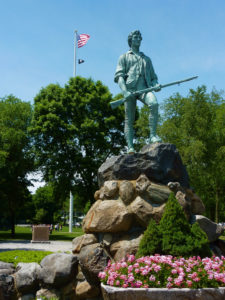 Captain Parker Statue, Lexington MA