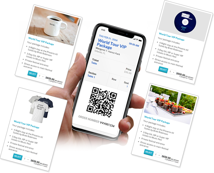 Build your own experiences platform by packaging tickets with your other offerings