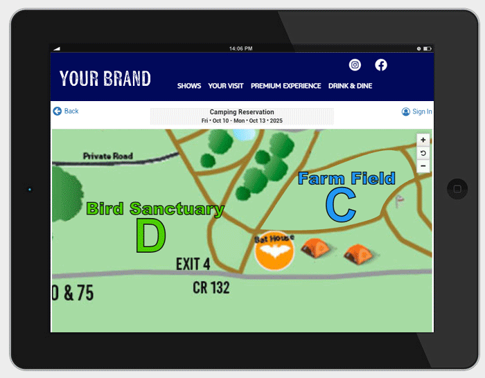 Camping & RV Site Reservations