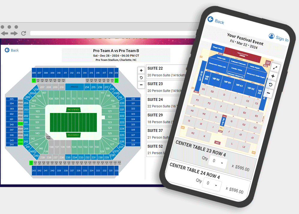 Unlimited Custom Seating Charts