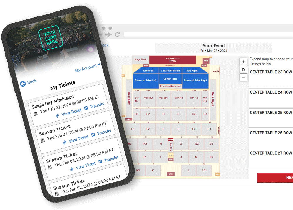 Season & Single Event Ticketing
