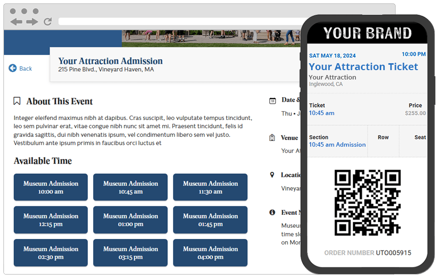 Timed Entry & Date Specific Ticketing